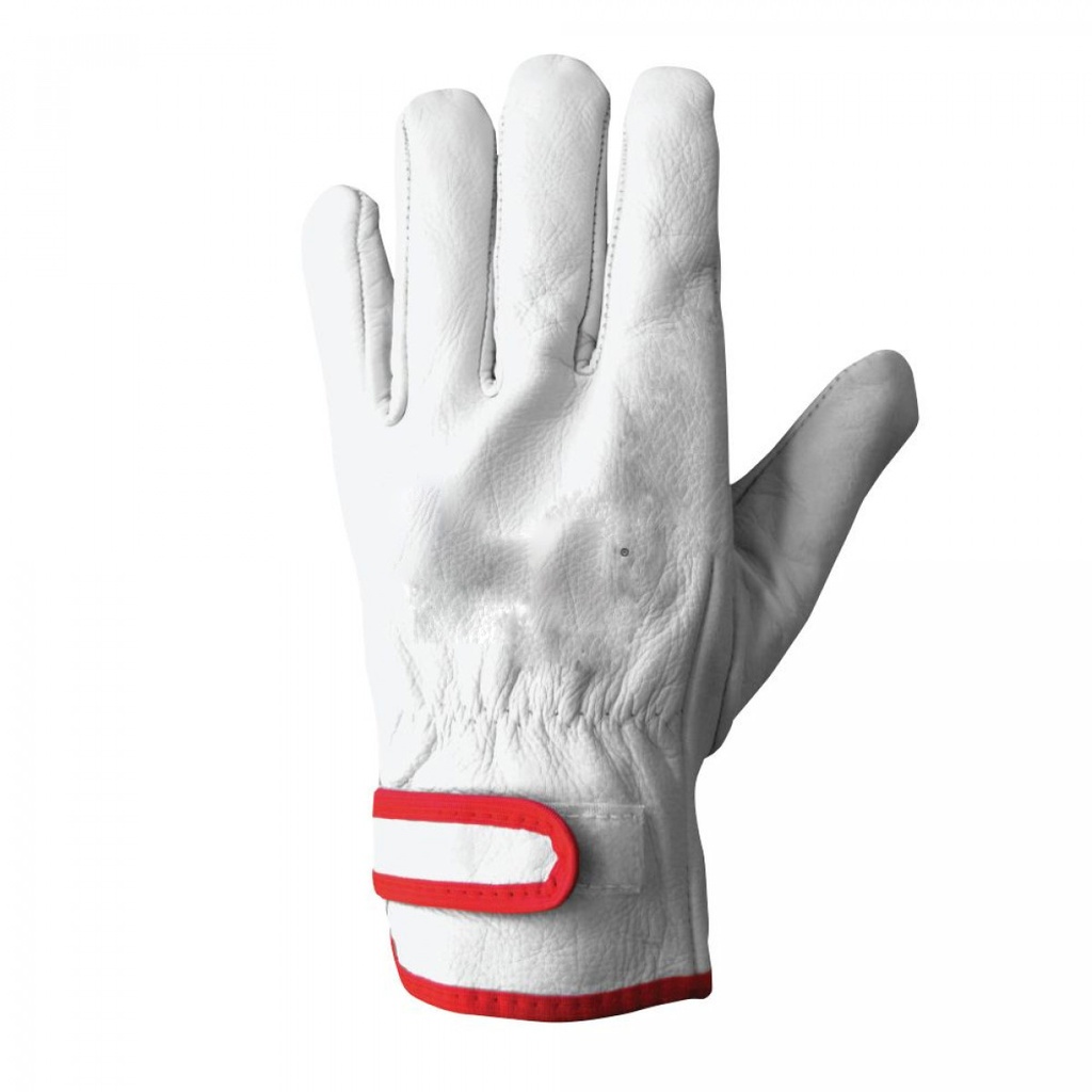 Guante cabritilla con velcro