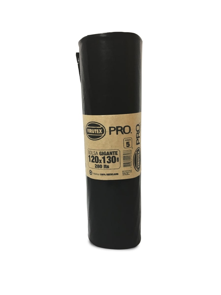BOLSA BASURA 120X130 (rollo 10 uni)