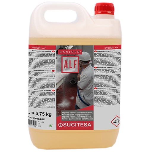 [DETERGENTE] SANIGEN ALF 5 LT (ESPUMA ALCALINA INDUSTRIA ALIMENTARIA)