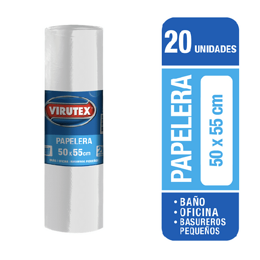BOLSA BASURA 50X55 (20 unidades)